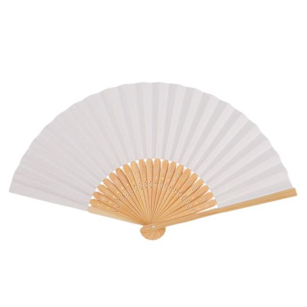 

folding paper hand fan custom halloween ladies baby shower wedding favors gift birthday party decoration(white) other home decor