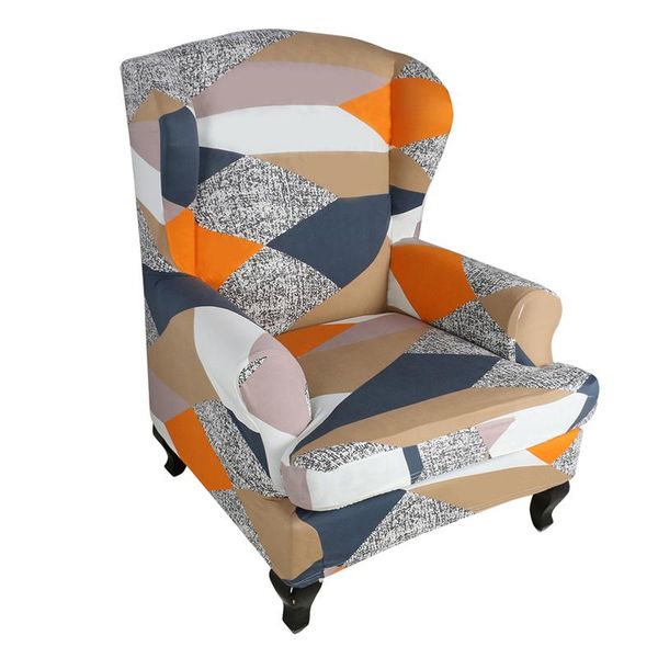 

slipcovers furniture removable wing chair cover 3d printed elastic high stretch anti slip arm protective back home el covers