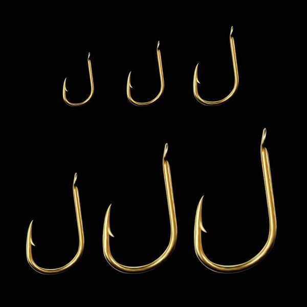

fishing hooks 100 pcs high carbon steel sharpened fishhook tackle tools accessories hook set slow pitch jigs