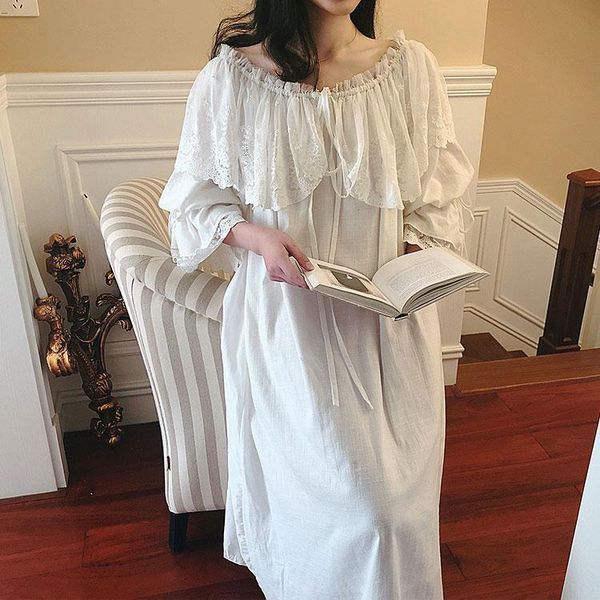 

sleepwears lolita princess sleepshirts womens sleep bottoms vintage palace dress wide nightgowns.cotton victorian nightdress loungewear, Black;red