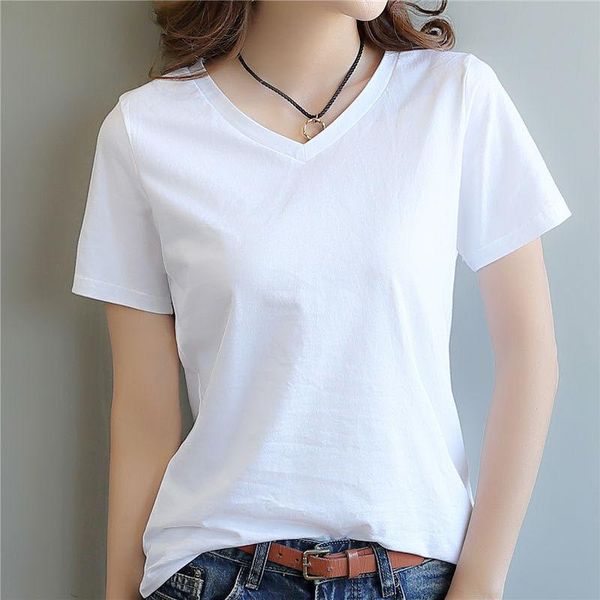 

women's t-shirt t-shirts for women casual lady womens t shirt ladies female tee, White