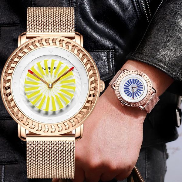 

wristwatches nibosi mens watches luxury waterproof stainless steel ultra-thin casual wristwatch quartz clock watch for men relogio masculino, Slivery;brown