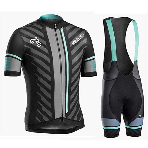 

racing sets 2021 green scotte cycling jersey short sleeve breathable bike bicycle shirt quick dry climber clothing mtb, Black;blue