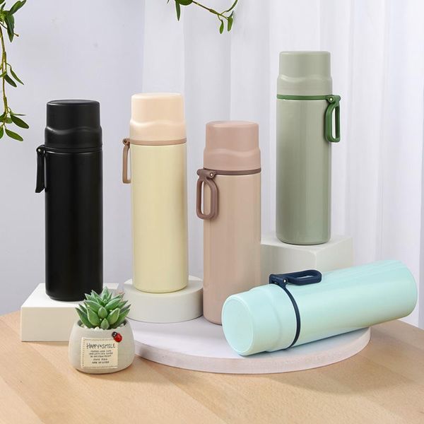 

water bottles outdoor sports large capacity simple creative portable personality style stainless steel vacuum flask