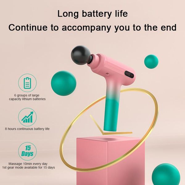 

electric massagers colorful muscle massage gun fascia deep relaxation athletes pain relief&relax massager with 3400r/minute