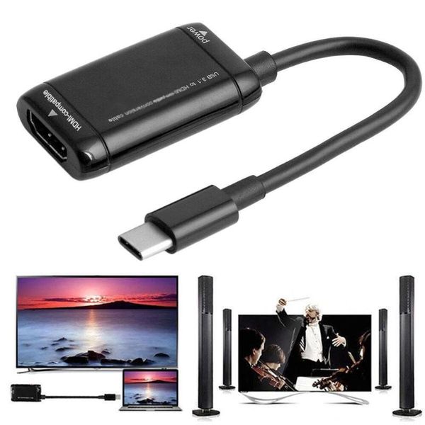 

audio cables & connectors usb-c type c to -compatible adapter usb 3.1 male female extension cable for mhl android phone tablet pads