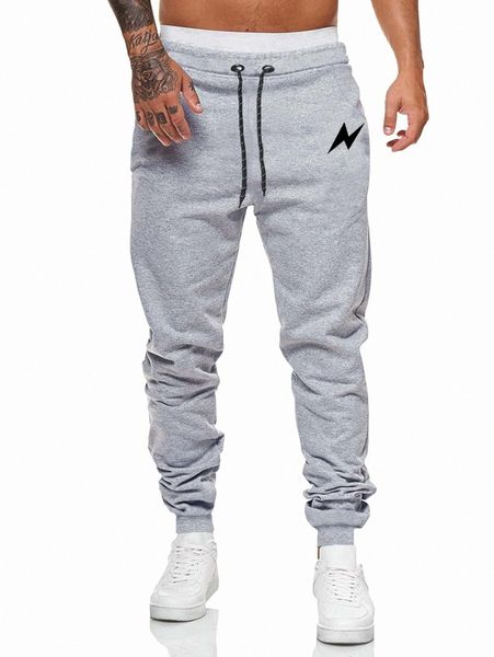 

romwe guys lightning drawstring sweatpants y4cq#, Black