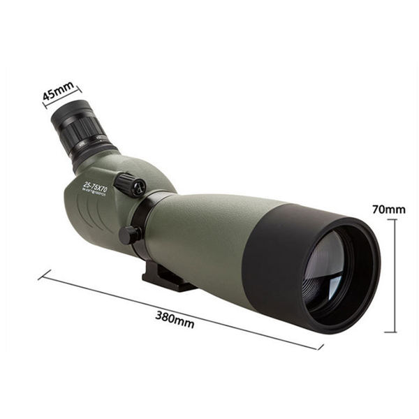 

telescope & binoculars 25-75x70 hd high-quality precision sight spotting scope suitable for outdoor mountaineering, camping and bird watchin