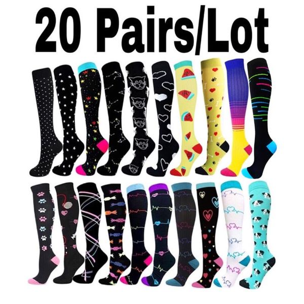 

dropship compression stockings men women athletic anti-slip legging nursing socks for edema, diabetes, varicose veins, maternity sports, Black