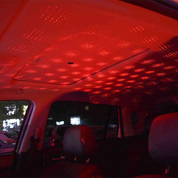 

starry sky roof usb car interior roof atmosphere starry sky lamp led projector star night red blue green light
