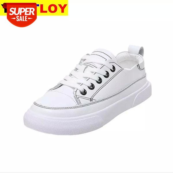 

women canvas shoes white vulcanized casual sneakers trend woman street leisure footwear female #qf3c