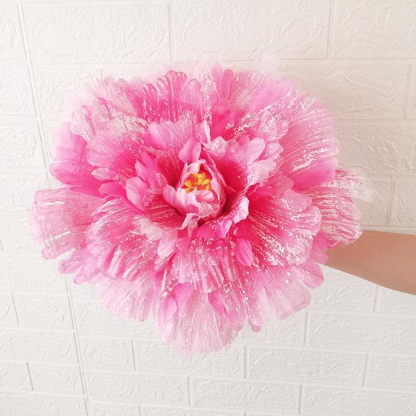 

decorative flowers & wreaths high-grade silk peony artificial for wedding party decoration children's day stage props yarn cloth flower