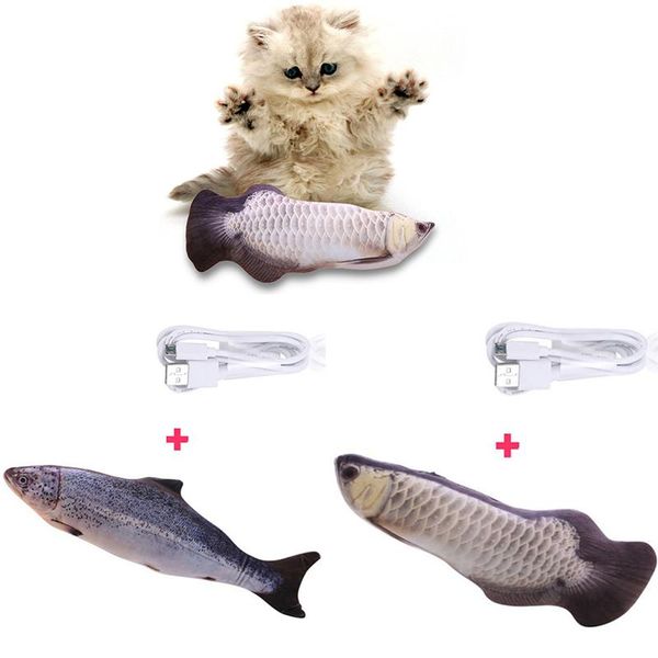 

cat toys catnip simulated fluffy fish artificial toy harmless favorite for cats interactive pet products