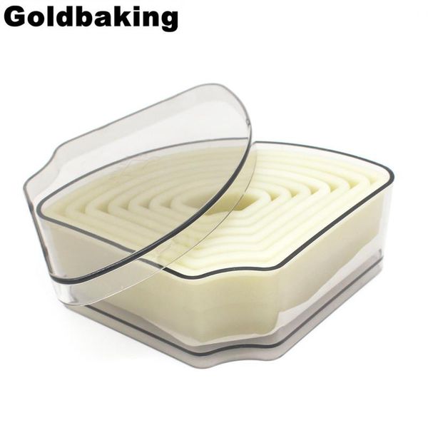

baking moulds 7pcs fan cookie cutters nylon fondant cutter molds biscuit mould