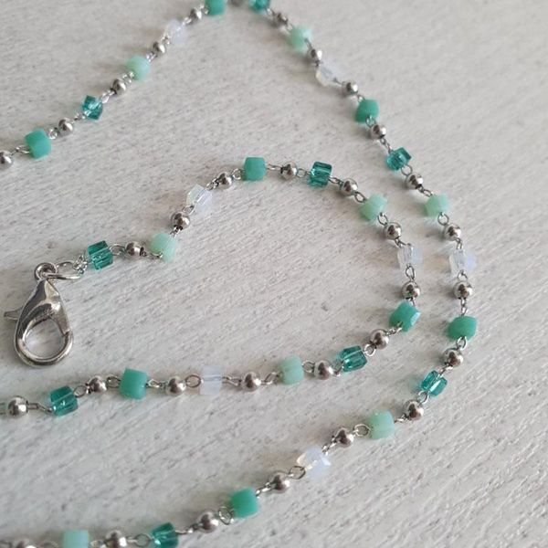 

chokers bohemian colorful bead chain choker dainty beaded seed white and gold, Golden;silver