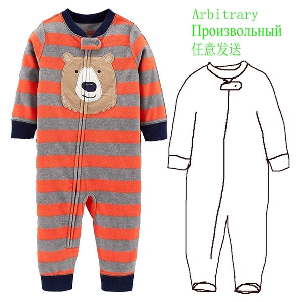 

0-8 years old, childrens pajamas, sleeping bags, rompers for boys and girls, suits home wear. 210914, Blue;red