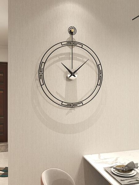 

wall clocks minimalist circle clock living room modern black fashion creative quartz reloj pared watches home decor eb5wc