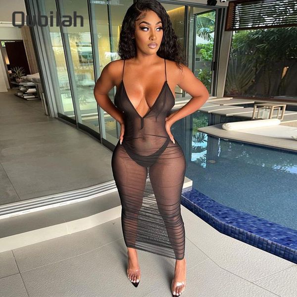 

women's swimwear women one piece swimsuit female summer clothes 2021long dress see through dresses cover up tankinis set beachwear, White;black