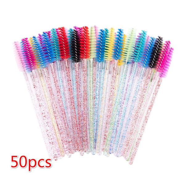 

clothing & wardrobe storage 50 pcs/pack crystal eyelash makeup brush diamond handle mascara wands extension toolgood quality disposable