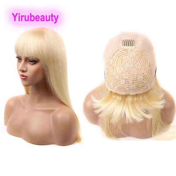

brazilian human hair capls wigs 613 color body wave virgin hair 10-30inch blonde mechanism wig 100% human hair straight, Black;brown