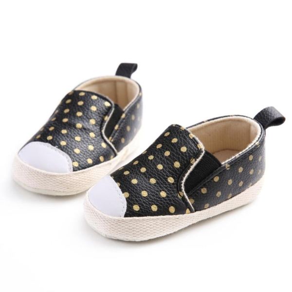 

first walkers baby moccasins gold dot girls walker toddler fashion soft shoes pu leather