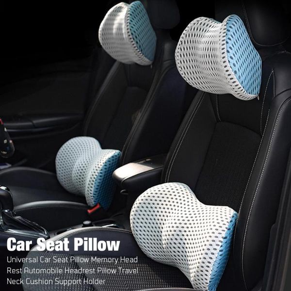 

Seat Cushions Car Pillow Universal Memory Head Rest Automobile Waist Travel Neck Cushion Support Holder For Auto