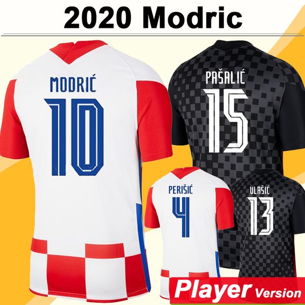 

2021 modric kovacic mens player versionsoccer jerseys national team rakitic rerisic mandzukic pasalic home away football shirt uniforms, Black;yellow