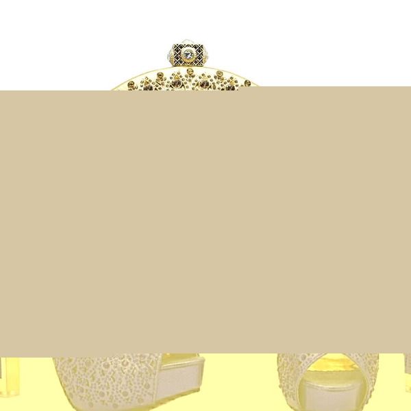 

arrival italian ladies shoes and bag set matching women decorated with rhinestone italy party pumps dress, Black