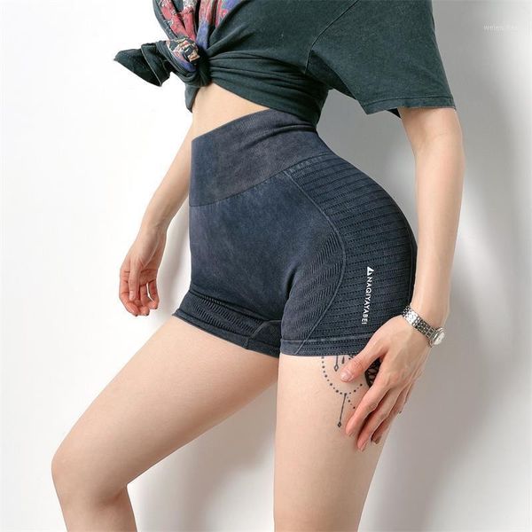 

yoga outfit booty push up sport shorts women fitness spandex high waist gym seamless running biker short leggings mitaogirl