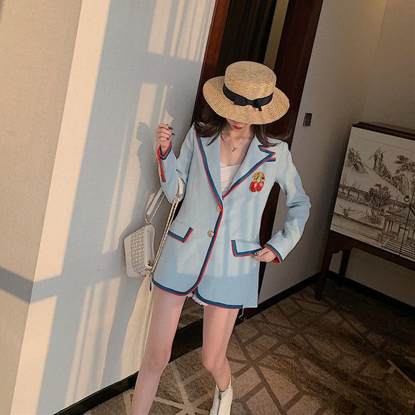 

women's jackets denim suit jacket female blue spring autumn korean loose casual fashion temperament small coat zy18 3t4b, Black;brown