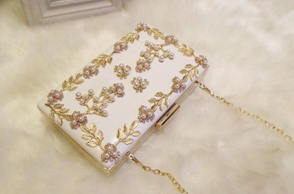 

large size women handbag evening bags for party new women chain shoulder bag ladies fashion gold clutch box bag women messenger
