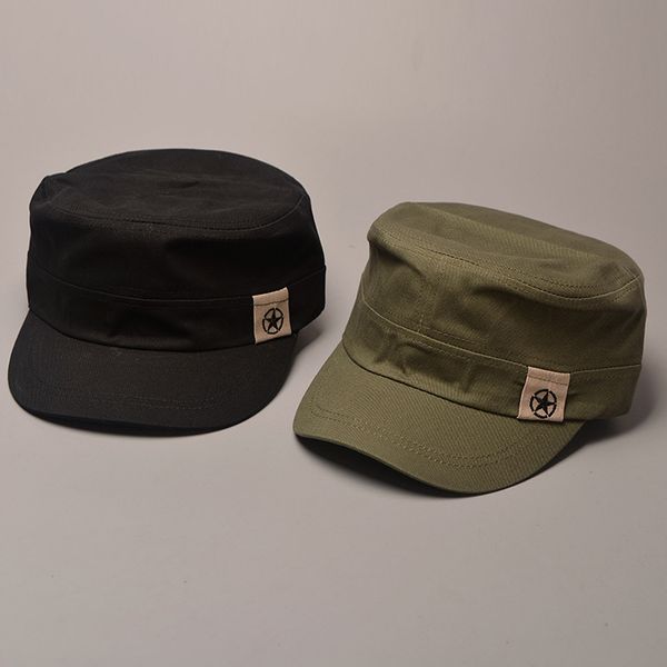 

designer cotton military star cap adjutable strapback adults mens womens army hat spring summer autumn winter skull tactical sun visor black, Blue;gray