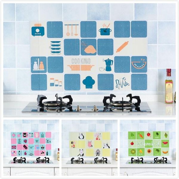 

wallpapers pvc kitchen oil-proof stickers waterproof and high temperature self-adhesive paper home decoration