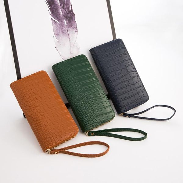 

wallets wallet men purse women 2021 clutch phone bag crocodile card holder fathers day gifts luxury designer purses and handbags, Red;black