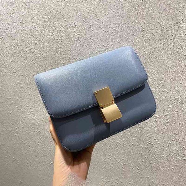 

women luxurys designers bags 2021 hand rub grain cowhide box tofu small square fashion versatile designer handbag handbags totes crossbody b