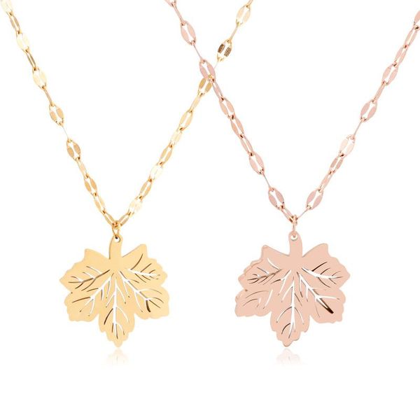 

pendant necklaces fashion hollow necklace 316l stainless steel pendants charm chain for women men jewelry accessories, Silver