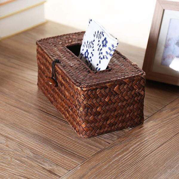

tissue boxes & napkins handmade straw box living room decorations home creative restaurant pumping pastoral car with retro tissues