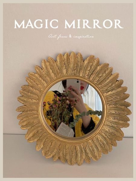 

mirrors american retro dressing mirror bedroom porch corridor wall hanging decorative
