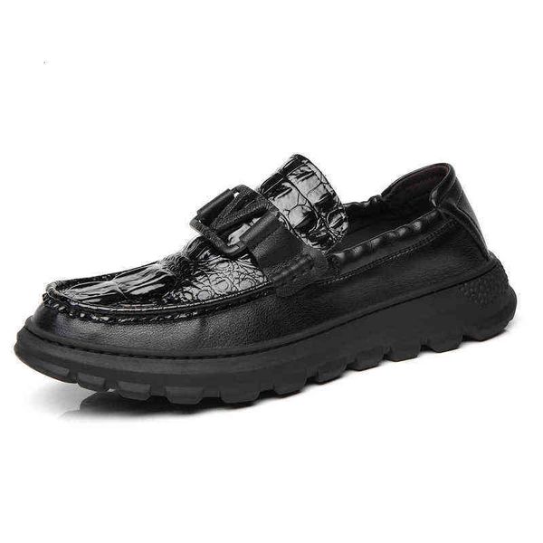 

pattern men's casual sho thick sol one foot lazy doudou fashion korean version