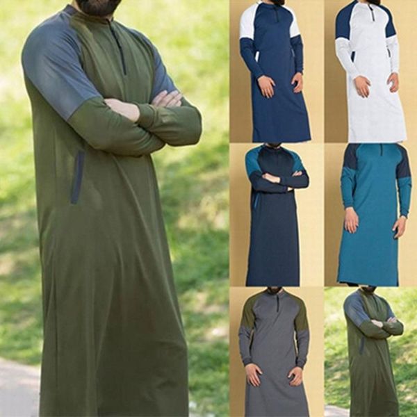 

ethnic clothing 2021 arab islamic dress for men in ramadan muslim saudi arabia arabian abaya traditional dubai, Red