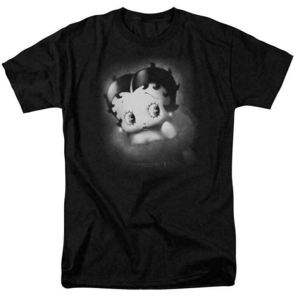 

Betty Boop Vintage Star T Shirt Mens Licensed Cartoon Merchandise Black, White;black