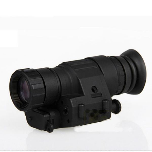 Telescopio Binocolo PVS-14 Militare IR Digital Night Vision Ottica monoculare Sight Mount On Rifle / Head Sighting Per la caccia Tiro