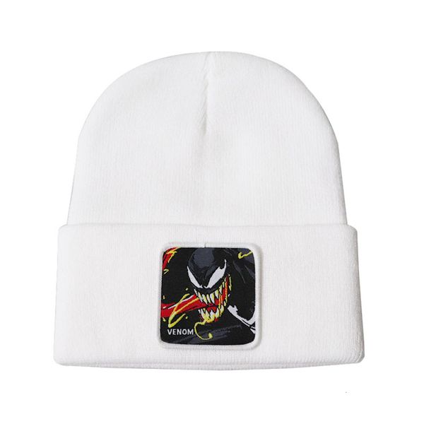 

hat venom venom knitted hat wool hip hop ski pullover cold hat, Blue;gray