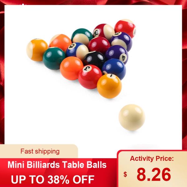 

/32mm/ 38mm children mini billiards table balls set resin small pool cue full snooker & billiard accessories