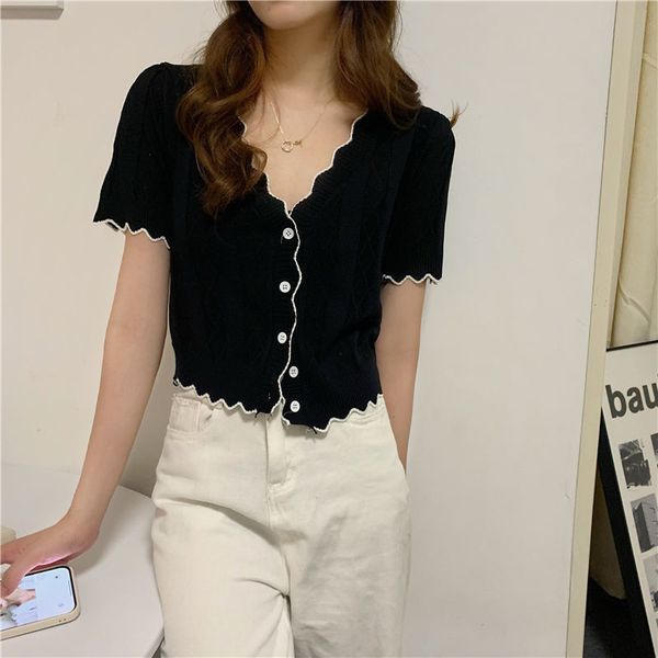 

vintage clothes wooden ear shirt elegant blouses femme summer 2021 womens clothing short sleeve tunic for women beautiful, White