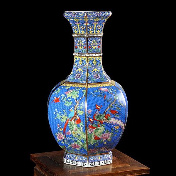 

jingdezhen ceramics antique porcelain vase room table ornaments chinese classical shelf collection of gifts vases