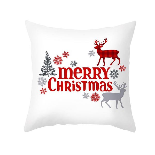 

pillow case 45x45cm 2022 christmas pillowcase cartoon santa claus elk merry cushion cover xmas noel navidad home decorations