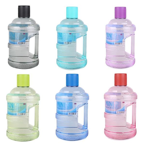 

water bottles random color plastic big large capacity gym sports bottle outdoor picnic camping cycling kettle 630ml