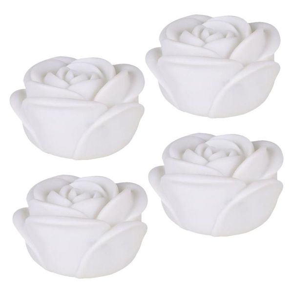 

candles 4pcs led rose candle light festival decorative creative party lamp white