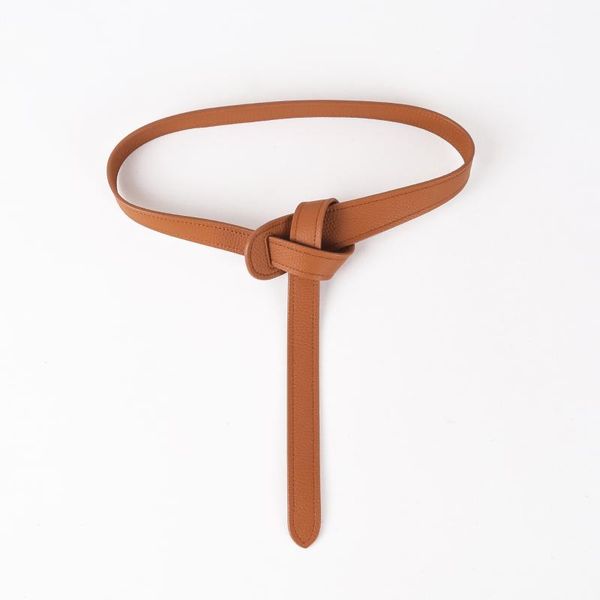

belts export foreign trade niche ladies belt ins fashion hit end waist double-sided soft cowhide buckle girdle, Black;brown